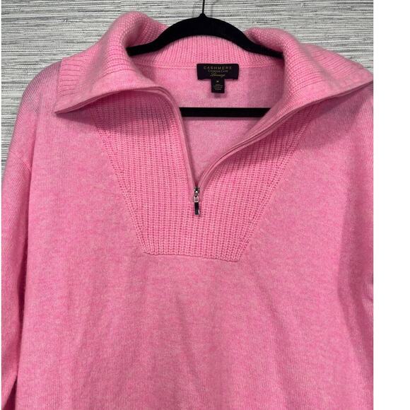 Cashmere Charter Club 100% Cashmere Pink Sweatshirt / Size-Medium - Picture 8 of 8